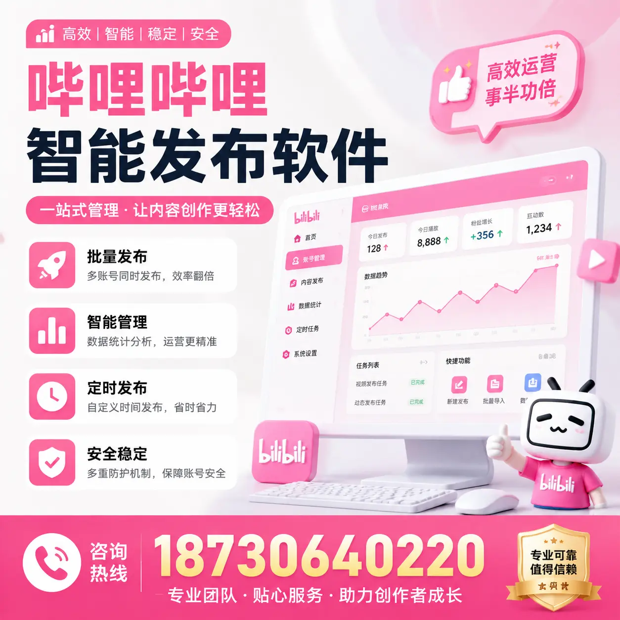 如何评估哔哩哔哩智能发布软件的ROI？大兴安岭 企业必读